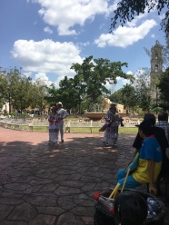 Dancing in Vallodolid's Plaza Principal